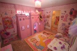 daddyandstuffieprotector:  sissypampers:  care4baby:  daddymakesherdirty:  daddymademedirty  One day.. one day - its not everyones cup of tea with the over the top pink princess, but it would be a great starting place.  Wow I would love this room!!  Daddy