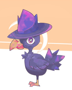 porcelaingratto:  Small witch birb