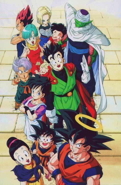 80s90sdragonballart:  jinzuhikari:  Dragon Ball family Vintage Dragon Ball Z poster (1994) My scan from Dragon Ball 大全集補巻 Daizenshuu Supplementary : TV Animation Part 3 Published by Shueisha / Toei Animation TV / Fuji TV   Less cropped version