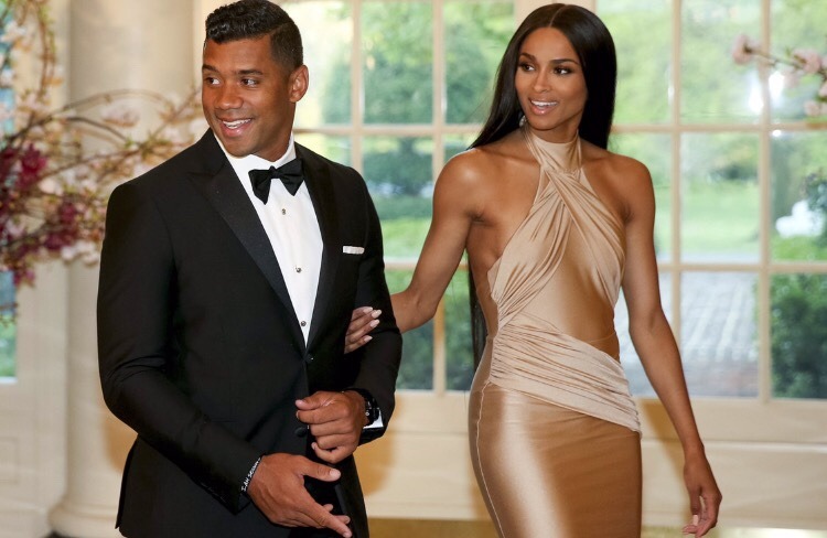 trebled-negrita-princess:  fiercegifs:  Congrats Russell Wilson &amp; Ciara!