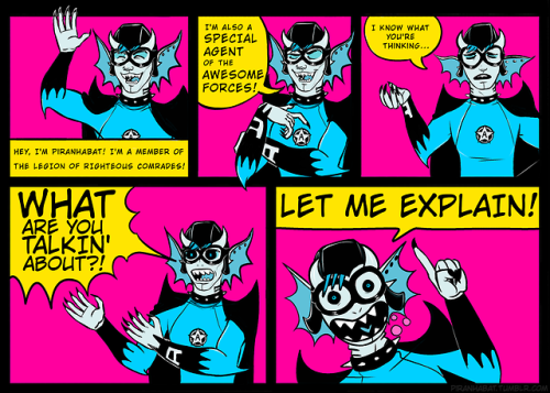 piranhabat: (click on pages to view in full-size! please do not repost!) ✨Help Save The Aquabats! ➡️