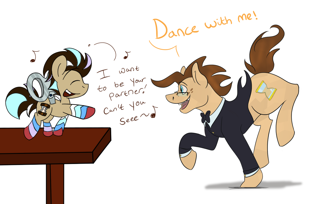 ask-crystalwhooves:  Night is falling, and I am falling ohh dance with me~   So cute!