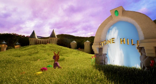 epicspyrofan:wildbayou:theomeganerd:Spyro The Dragon in Unreal Engine 4@epicspyrofanHOLY FUCK