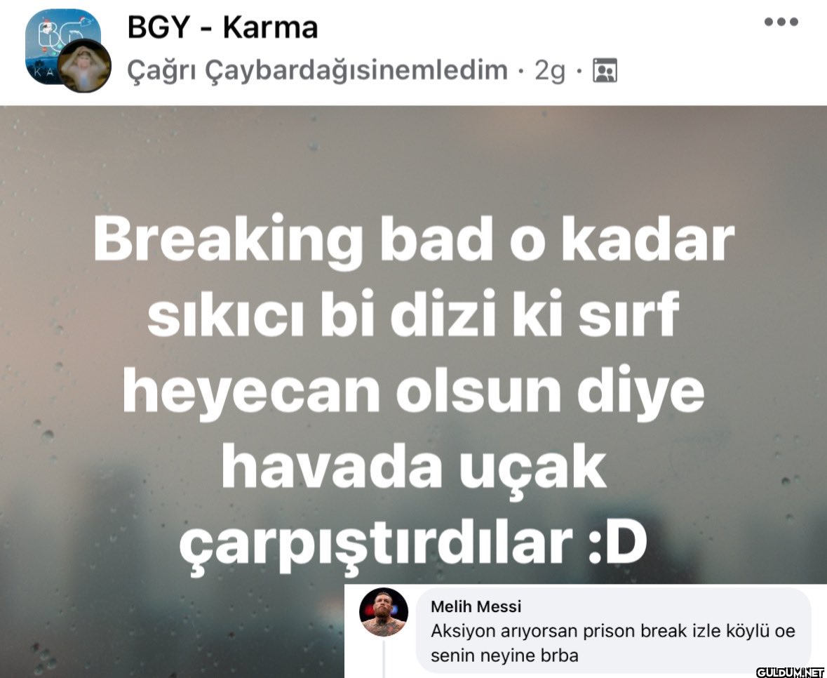 buralar karışır  BBC BGY...