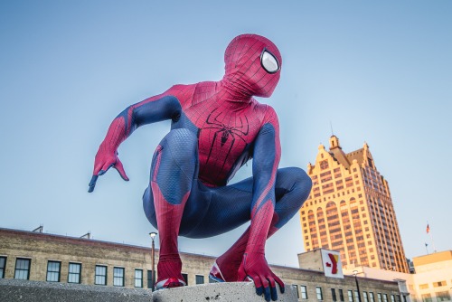 superheroesincolor:  ”Wanted to submit my work for your blog! Amazing Spider-Man in Milwaukee, WI”  [ Follow SuperheroesInColor on facebook / twitter / tumblr ]  