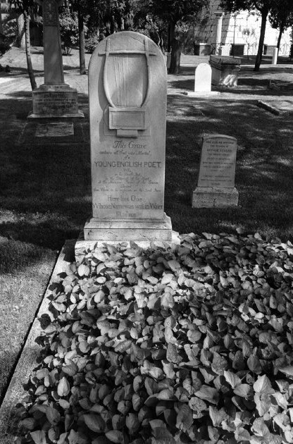 barcarole:The graves of Shelley and Keats in Rome’s Protestant Cemetery, 1984. Photos by Richa