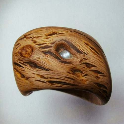 Rings grown on trees by the Green Wood WizardFrank Hyldahl, aka the Green Wood Wizard, is a craftsma