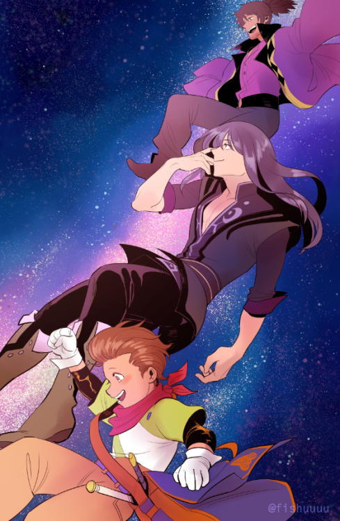 fishuus: brave vesperia print set i’ll have at aseliacon!