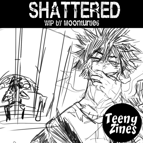 teenyzines:A smoky WIP from @moonturtle6!This WIP is part of our Shattered - Touya Todoroki Digital 