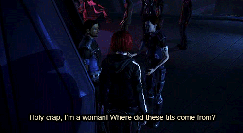 everythingmasseffect:  the-psychotic-biotic:  (x) INFILTRATOR TITS.   Considering