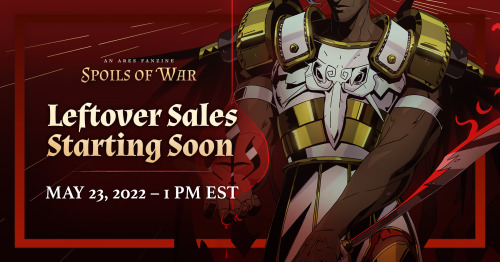 My kin, it is finally time – our leftover sales will begin soon, on May 23rd!This is your fina