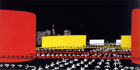 Traffic study for Philadelphia Louis Kahn 1953