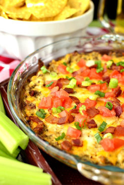 do-not-touch-my-food:  Bacon Cheeseburger Dip