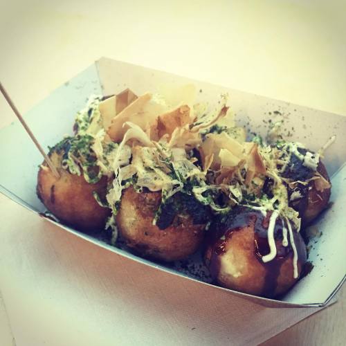One of the cool things this year at #GX3 was the #takoyaki stand. It wasn’t freshly made, stil