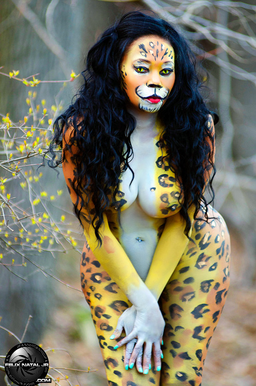freshblackwomen:  Angel Face: Bodypaint