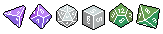 lgbtqaesthetic:  dungeonfemme:  I made some tiny pixel polyhedral die pride banners like the queer tabletop dork I am. please like or reblog if using :-) Part two here with even more pride!bi prideace pridegay pridegenderqueer pridetrans pridepan pride