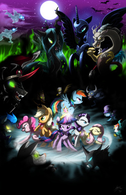 mlpfim-fanart:  The Final Showdown by AylaStarDragon