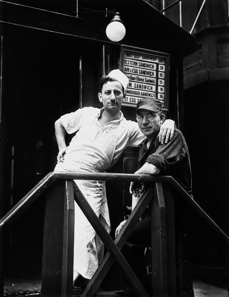 Lunchroom Buddies, New York City; captured Walker Evans (1931)