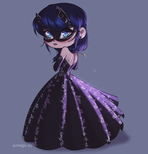 Lady Noire MasqueradeSince @thefalsevyper drew a BREATHTAKING piece of my MisterNoire Masquerade des