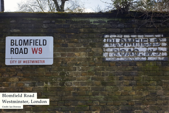 Strike Location A Day Day 159 (Part 1/3) Blomfield Road Little Venice, Westminster, London Robin crosses the road from...