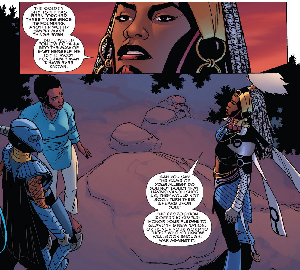 superheroesincolor: Black Panther Vol 6 #10 (2017)  //  Marvel Comics  Shuri and