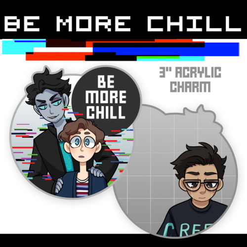 Also for all of you who are stuck in Be More Chill hell like myself, I’ve made stickers and a charm!