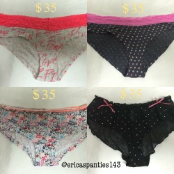 ericaspanties143:  Buy dirty panties by Erica