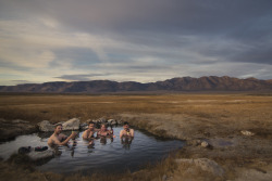 j-dreier:  Relaxing in a natural hot spring after a solid day of climbing in Bishop CA.  