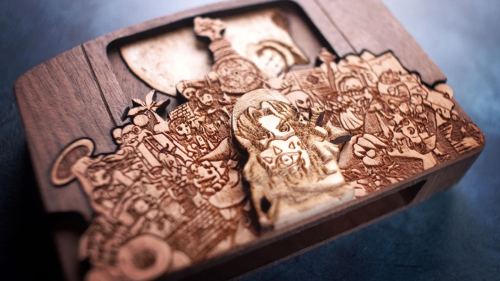 retrogamingblog2:  Legend of Zelda Wood Carved Games made by Pigminted