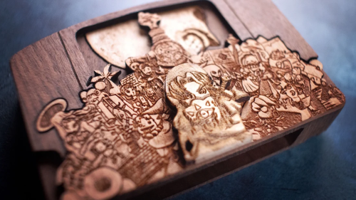 retrogamingblog2:Legend of Zelda Wood Carved Games made by Pigminted