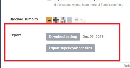 Guys, this is how to export and save your tumblr before everything shuts down!Go