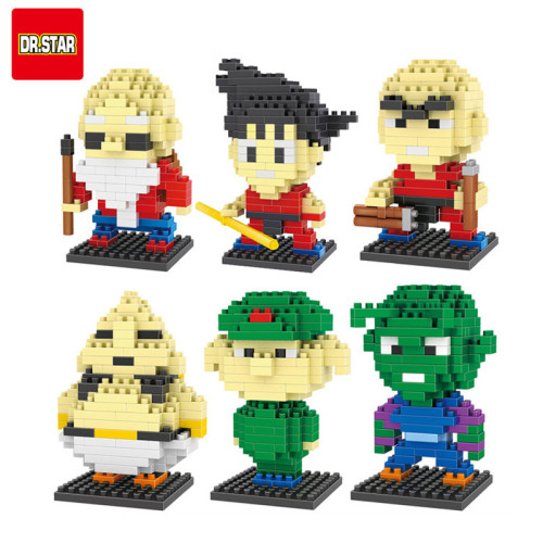 10 Style Dragon Ball Z Toy Building Block Action Figures Son...