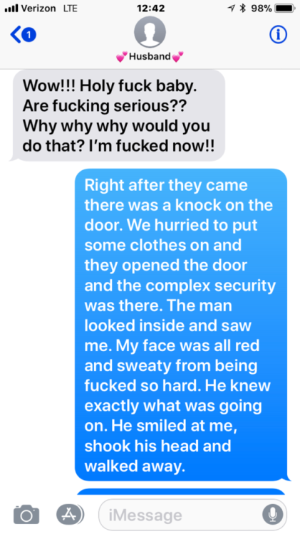 hotwife-texts: Part four of texts with my wife. One of our future adventures
