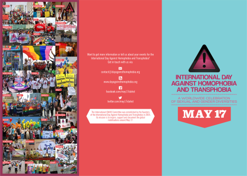 may17idahot: If you want to learn more or tell your friends about the International Day against Homo