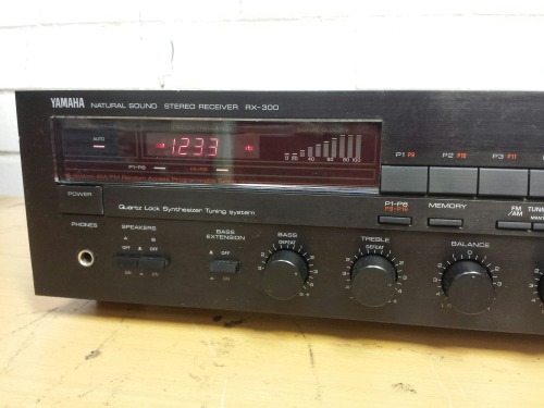 Yamaha RX-300 Natural Sound Stereo Receiver, 1983