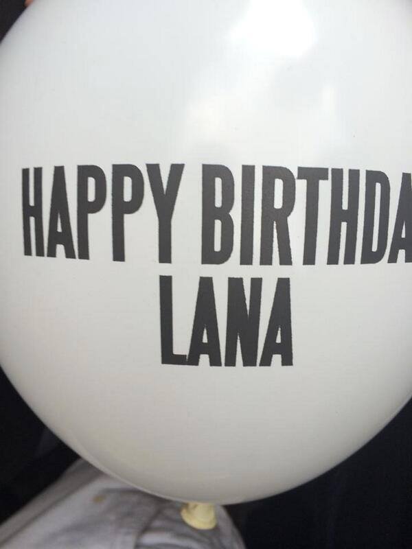 :  20 June 2014: Happy birthday Lana, we have a surprise for you ^^ Germany , your