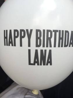 :  20 June 2014: Happy Birthday Lana, We Have A Surprise For You ^^ Germany , Your