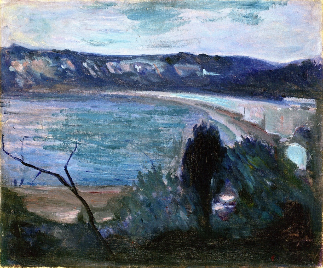 Edvard Munch (Ådalsbruk 1863 - Christiania [Oslo] 1944); Moonlight by the Mediterranean,