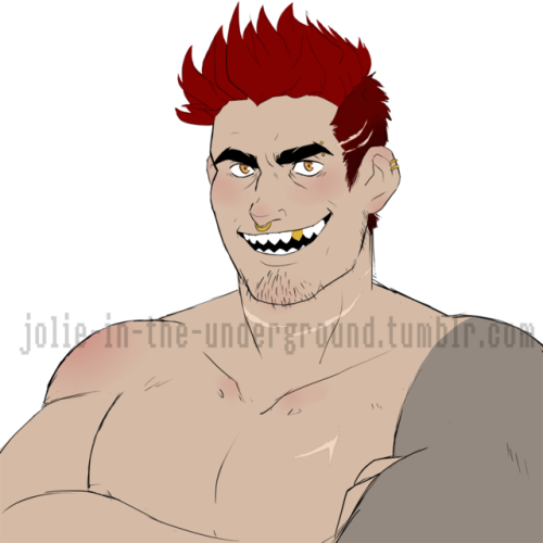 jolie-in-the-underground:Human!Red for… a thing I’m working on &gt;_&gt; &lt;_&lt;the gray is a plac