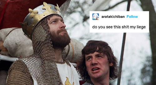 twosheds:Monty Python and the Holy Grail + tumblr text posts