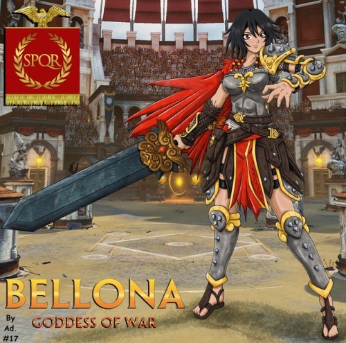 Bellona Goddess Of War- Smite (my Fanart)