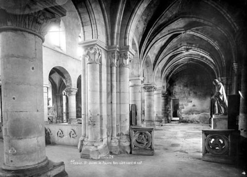 Saint-Julien-le-Pauvre (est. 1165).&gt; Photo: Séraphin-Médéric Mieusement (1893).