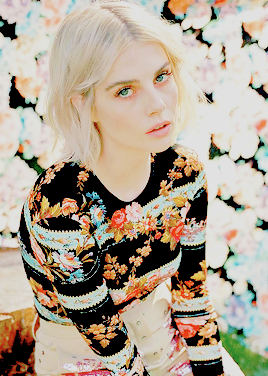 mercuryandme: Lucy Boynton photographed by Carissa Gallo for ‘Who What Wear’ (February 2