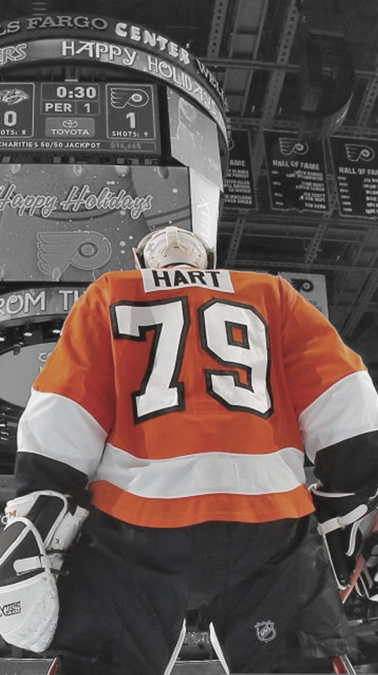 Where Hockey Meets Art — Carter Hart + wallpapers Designs inspired by