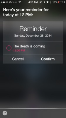 thegestianpoet: Goodbye i told siri to remind