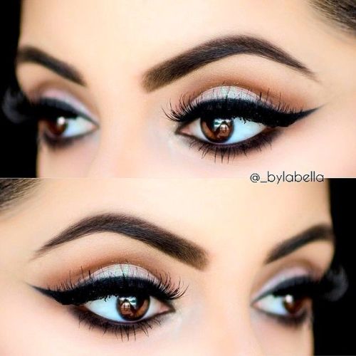 Winged eyeliner step by step