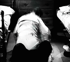 hennyproud:    James Dean and Richard Davalos in their first screen test for East of Eden, c. 1955 [x]   