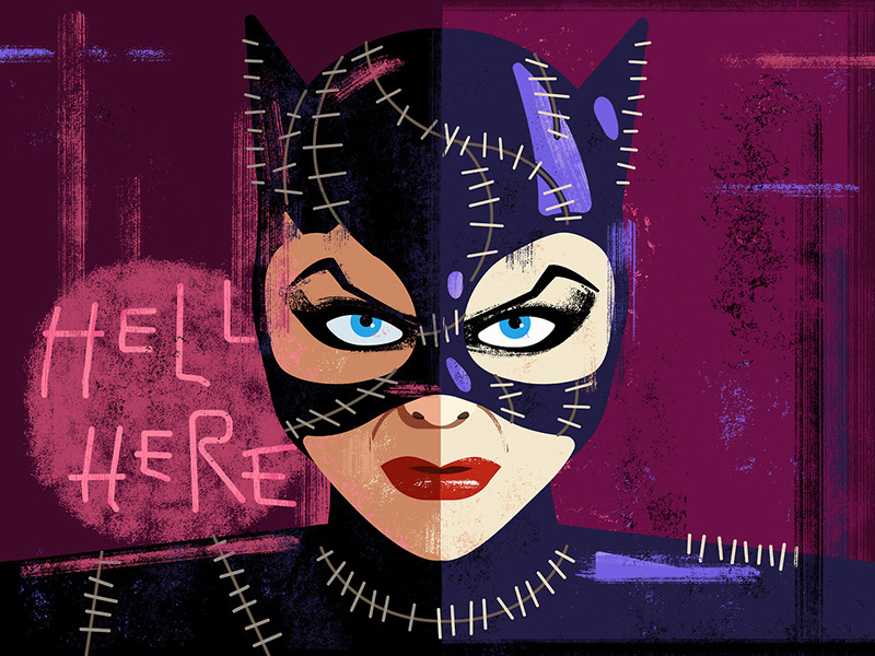 Catwoman - 62 of 100 pop culture portraits by Alan D.
Get Prints!