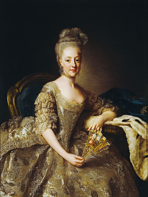 thevictorianduchess:  Princess Sophie, oil on canvas (1774)Alexander Roslin  Actually, I think this is Hedvig Elisabeth Charlotte of Holstein-Gottorp 