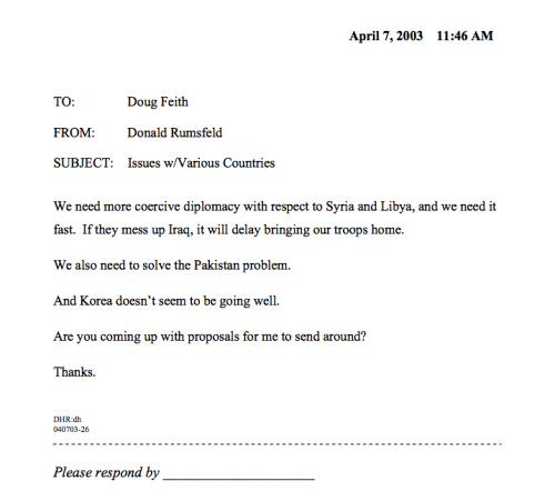 (via 12 years ago today, Donald Rumsfeld sent the greatest memo of all time - Vox)